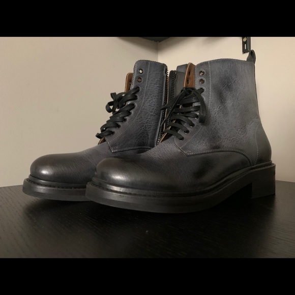 FRYE Alice Leather Combat Boots US Women’s size 10 - Picture 4 of 11